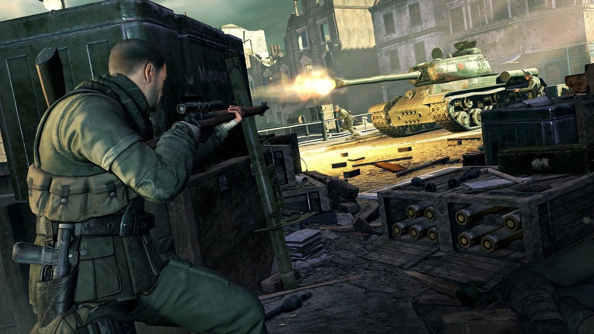 Sniper Elite V2 Remastered Nintendo switch game Action Shooting images