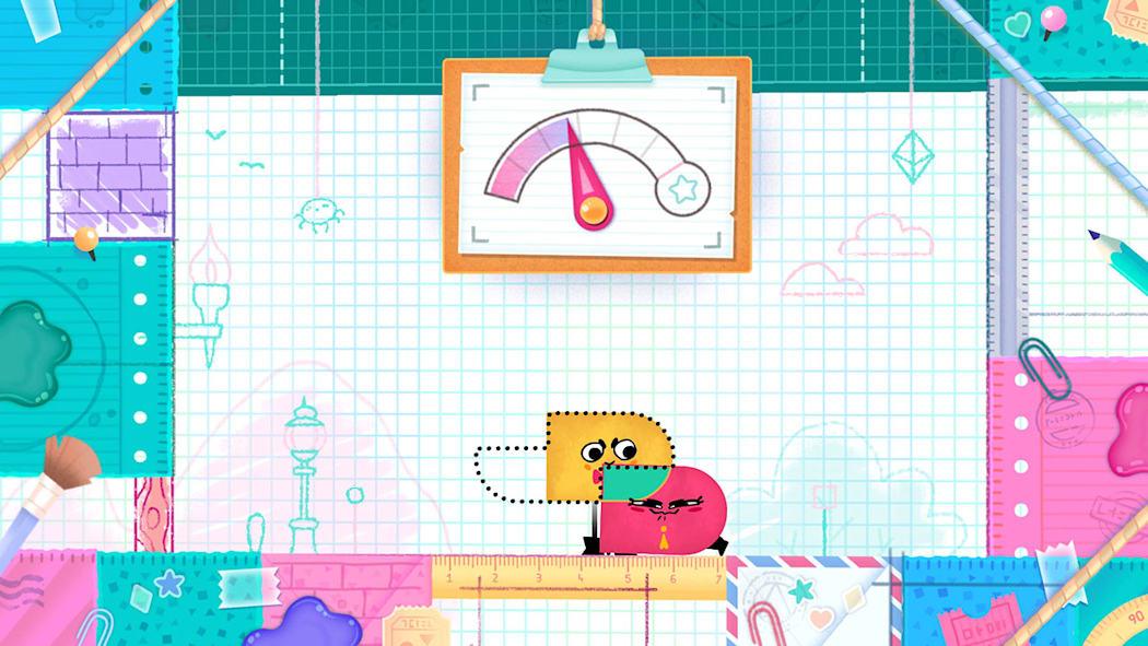 Snipperclips - Cut it out, together! Nintendo switch game Action,Party,Puzzle images