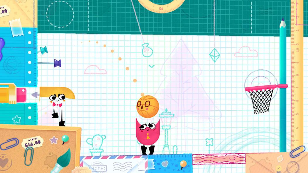 Snipperclips - Cut it out, together! Nintendo switch game Action,Party,Puzzle images