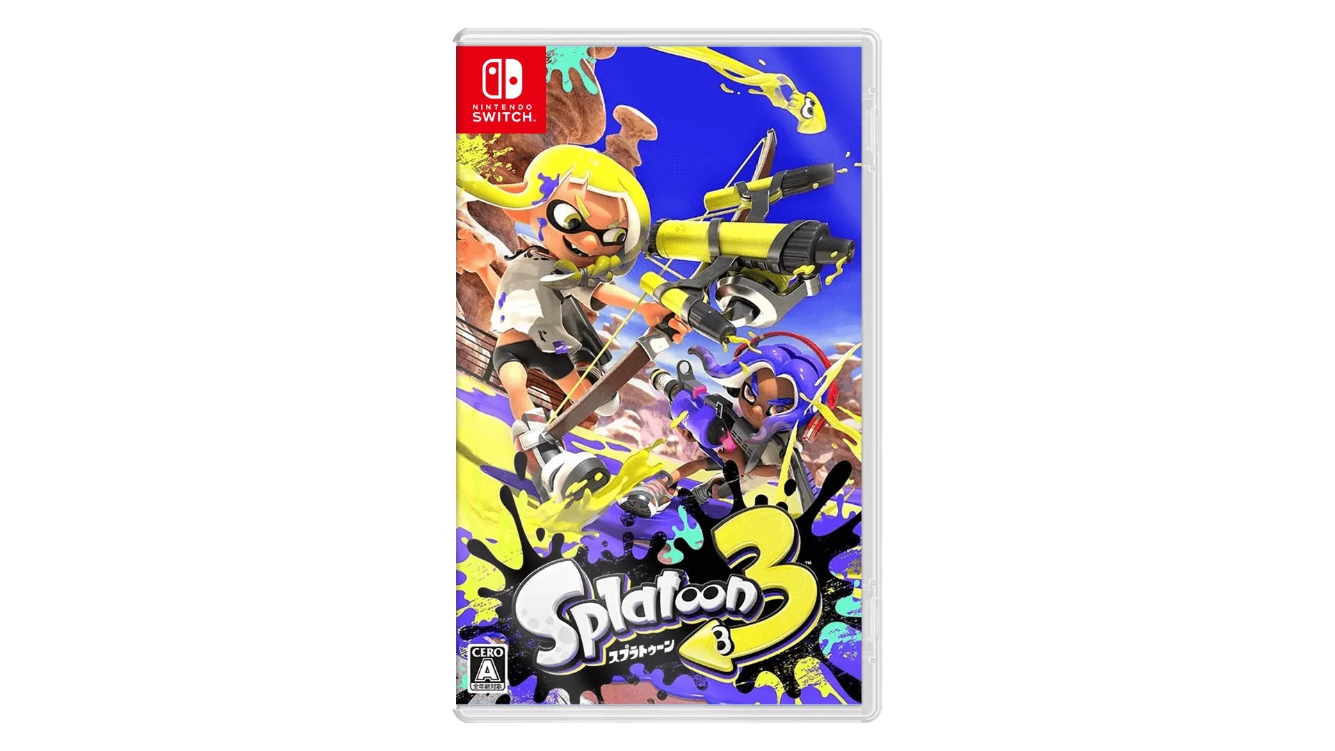 Splatoon 3 Deluxe Nintendo switch game Action,Shooting cover
