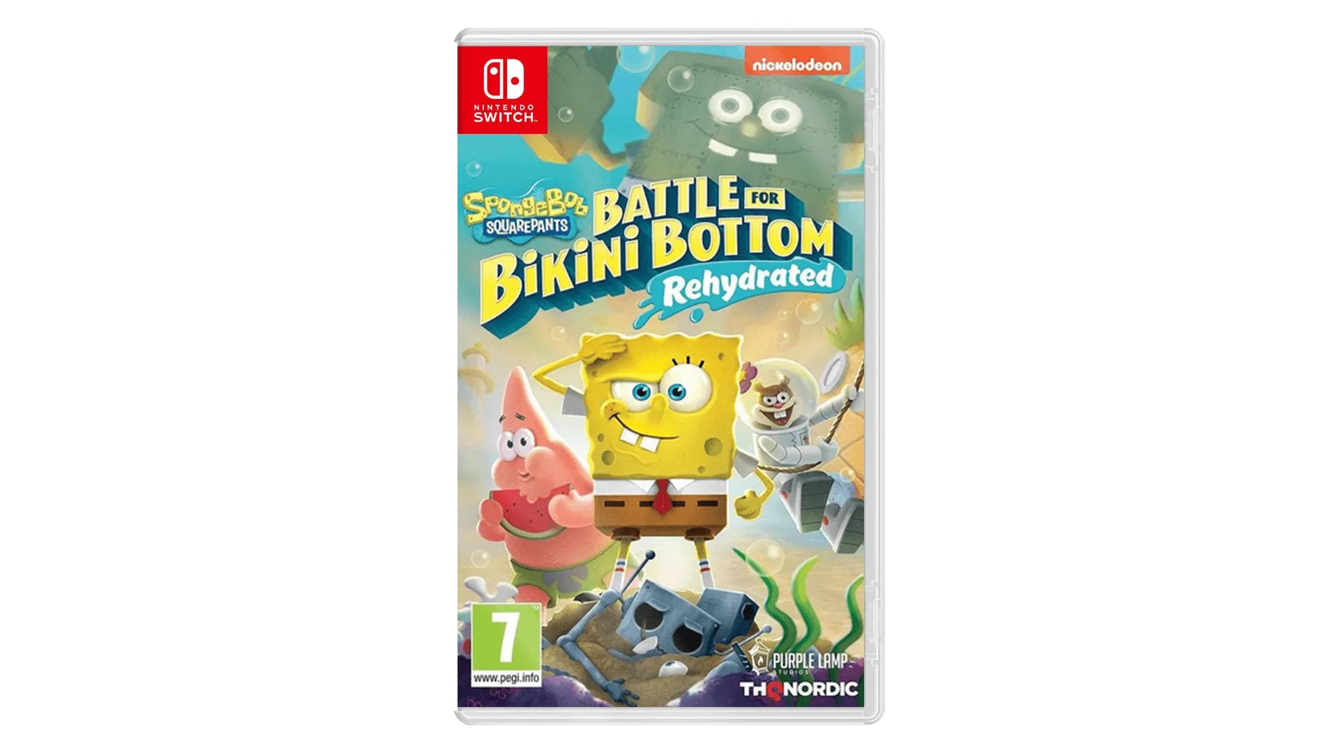 SpongeBob SquarePants: Battle for Bikini Bottom - Rehydrated Nintendo switch game Action Adventure cover
