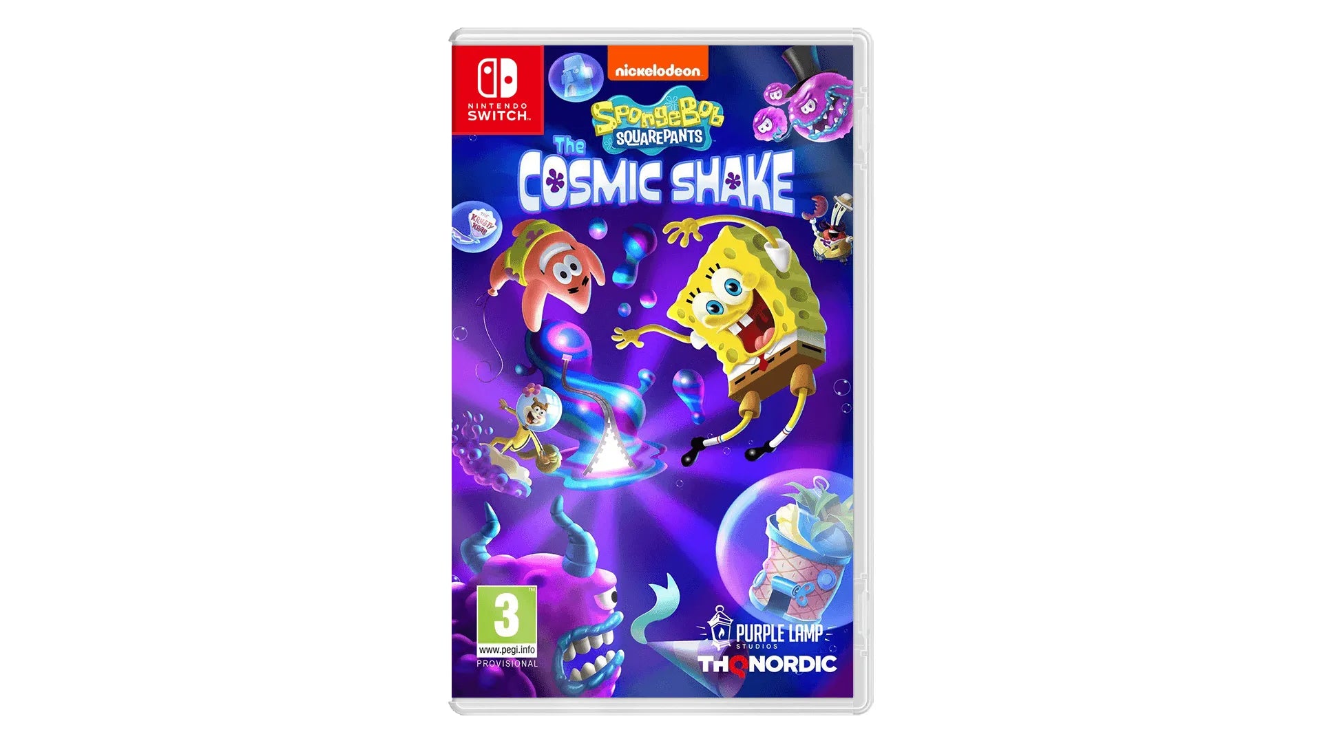 SpongeBob Square Pants: The Cosmic Shake Nintendo switch game Action,Adventure cover
