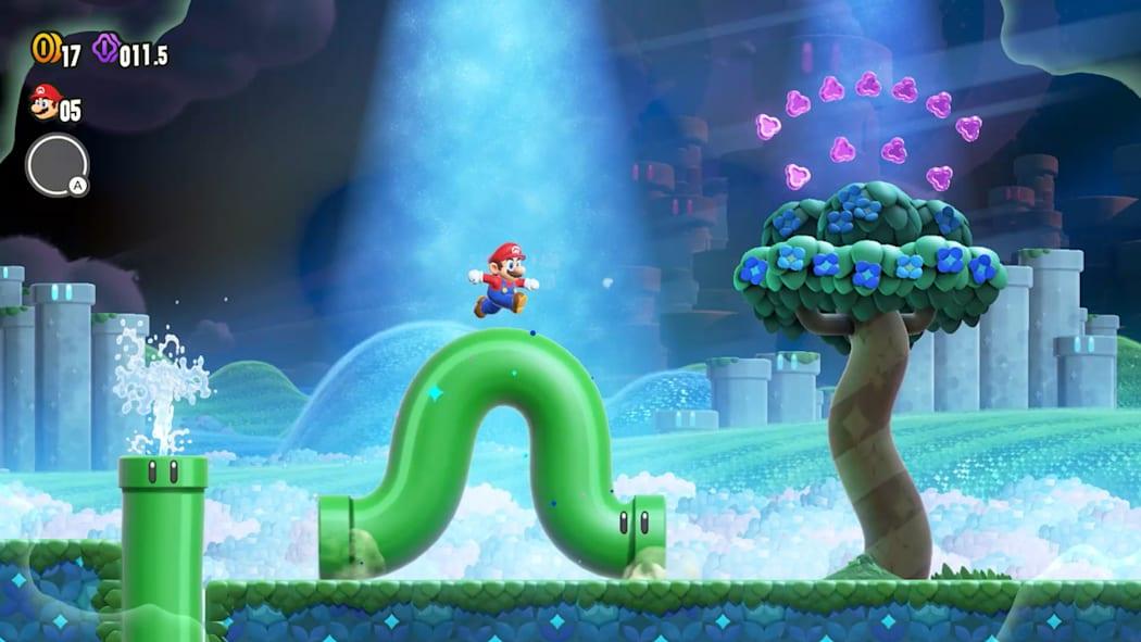 Super Mario Bros. Wonder Nintendo switch game Action images