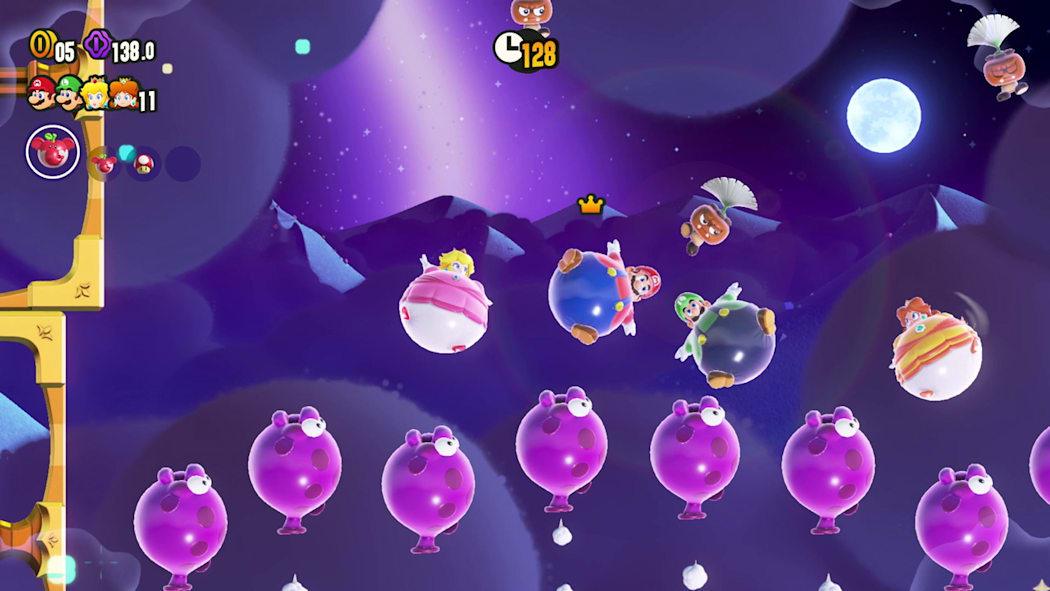 Super Mario Bros. Wonder Nintendo switch game Action images