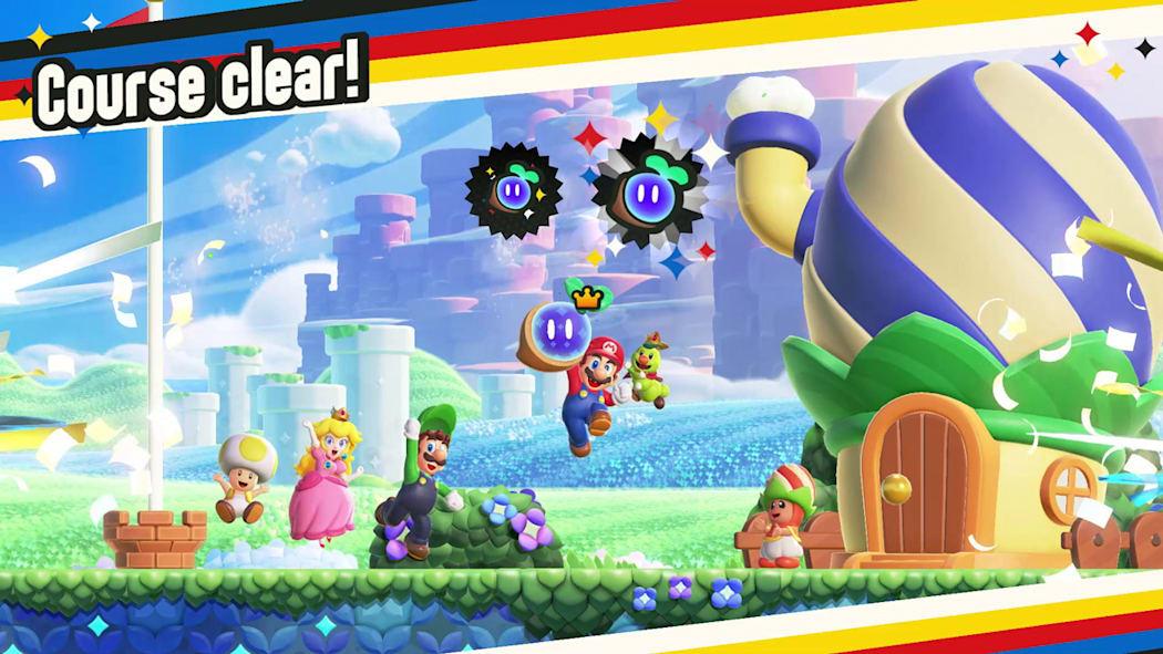 Super Mario Bros. Wonder Nintendo switch game Action images