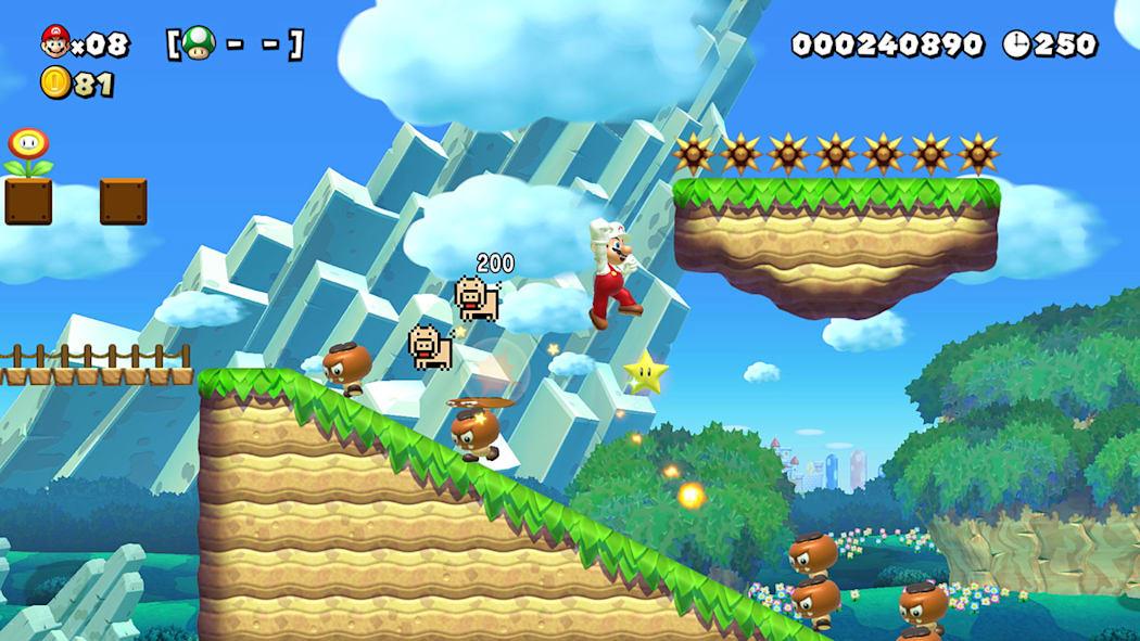 Super Mario Maker 2 Nintendo switch game Action images