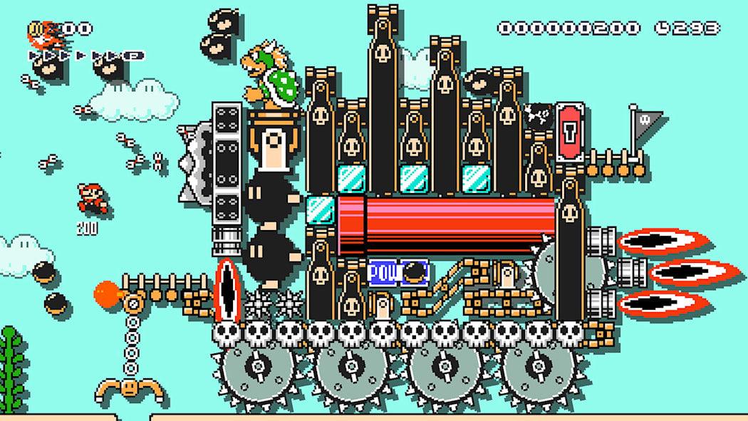 Super Mario Maker 2 Nintendo switch game Action images