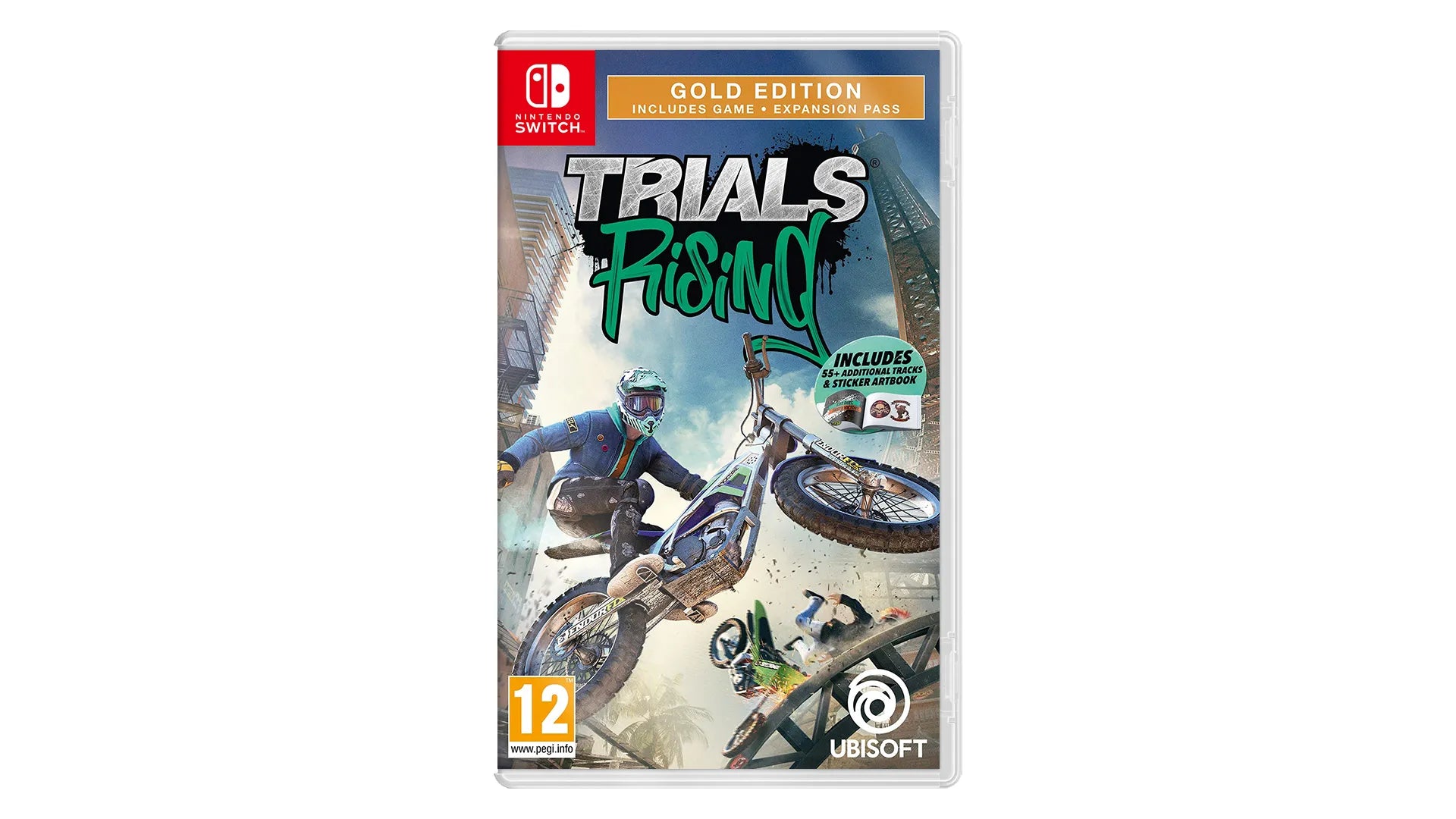 Trials Rising Nintendo switch game Arcade cover