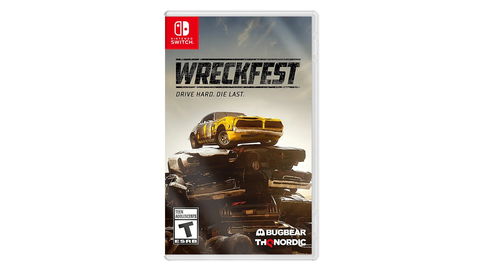 Wreckfest Nintendo switch game Racing Sports cover