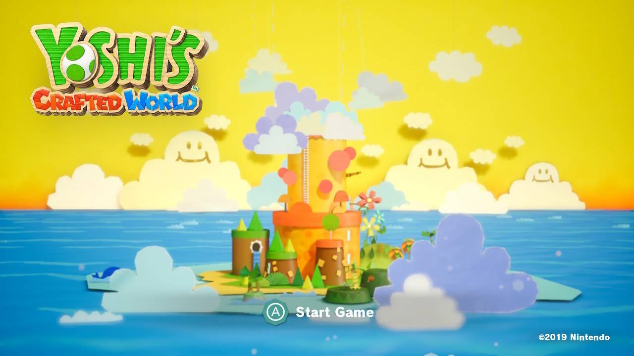 Yoshi's Crafted World Nintendo switch game Action images