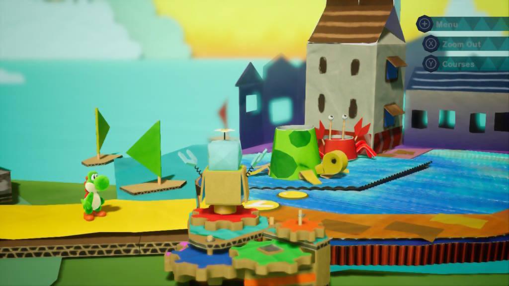Yoshi's Crafted World Nintendo switch game Action images