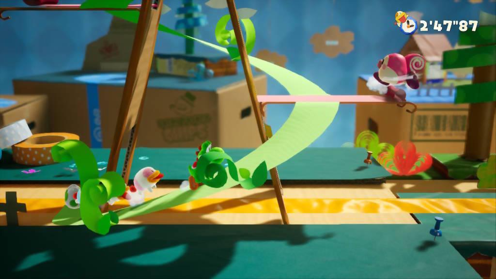 Yoshi's Crafted World Nintendo switch game Action images