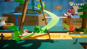 Yoshi's Crafted World Nintendo switch game Action images