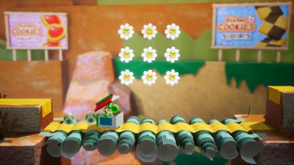 Yoshi's Crafted World Nintendo switch game Action images