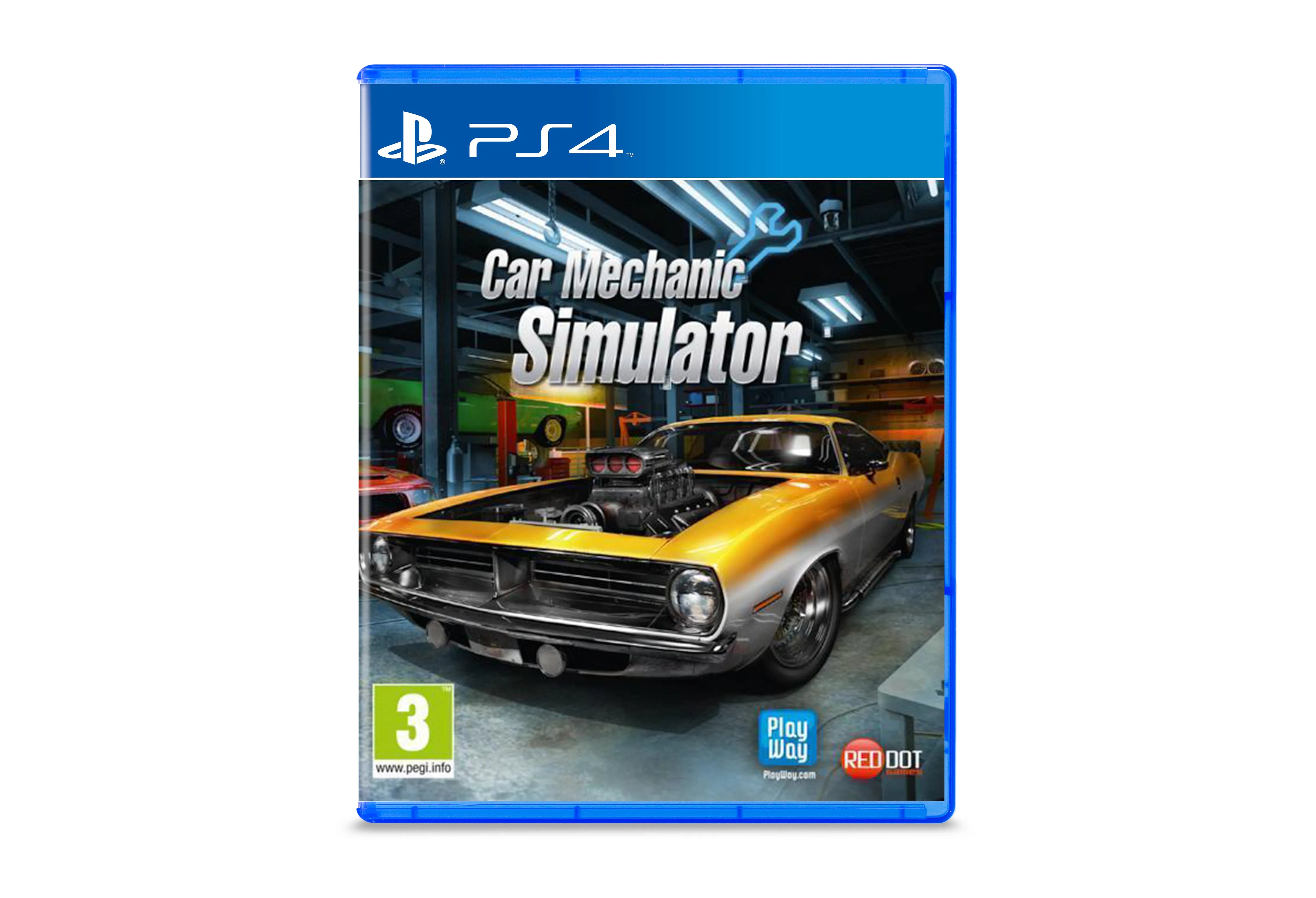 Car Mechanic Simulator Playstation 4 game Simulation, Driving/Racing cover