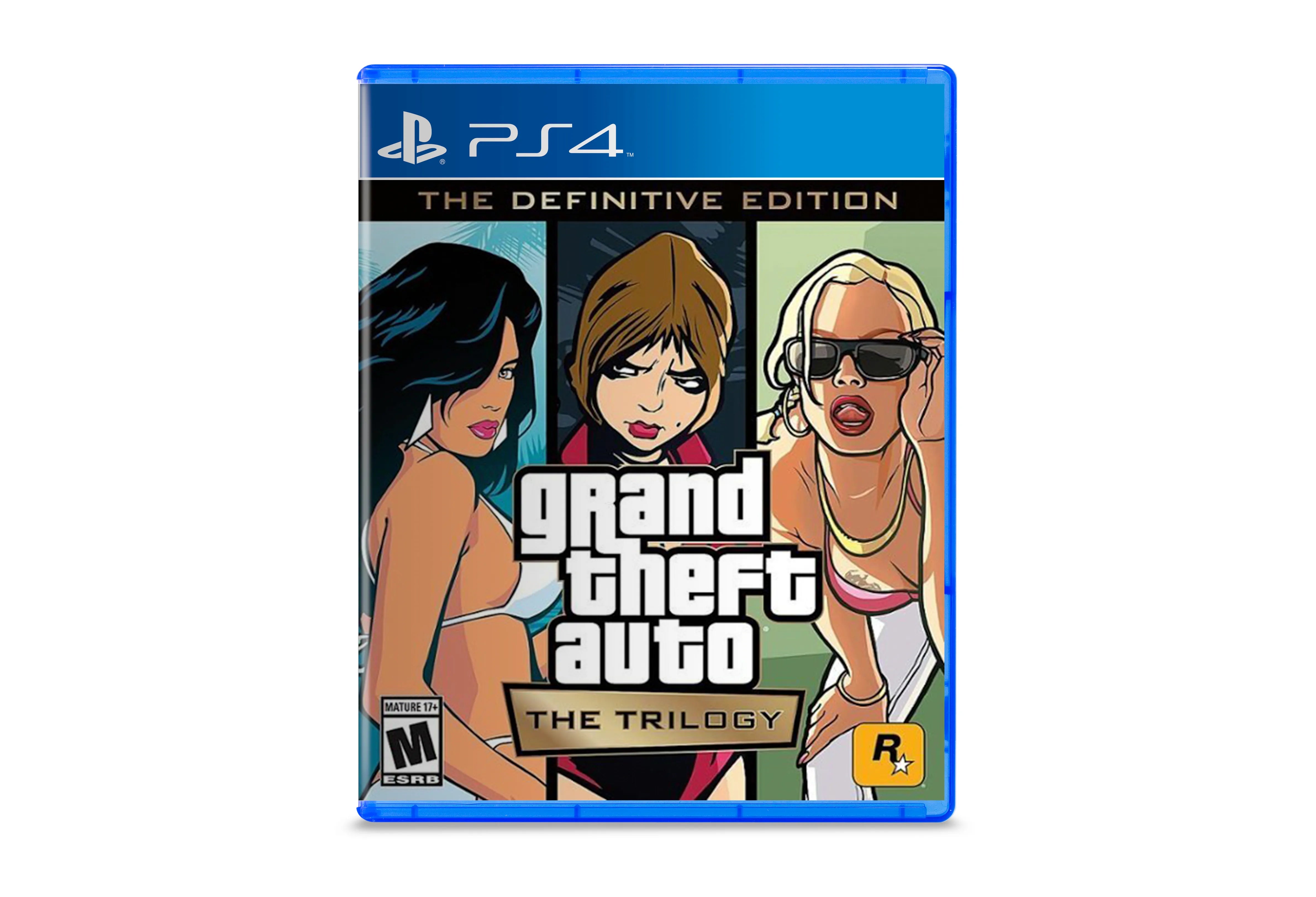 Grand Theft Auto The Trilogy The Definitive Edition Playstation 4 game Action cover