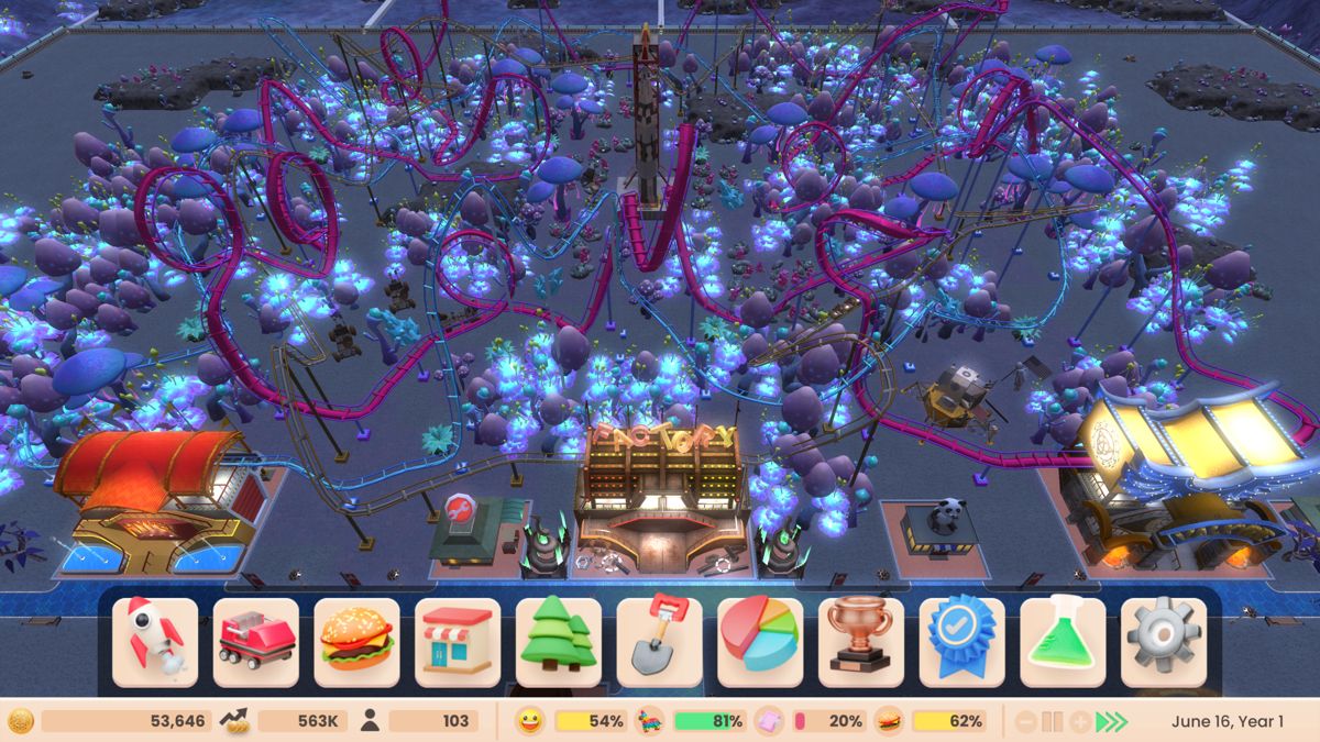RollerCoaster Tycoon Adventures Deluxe Playstation 5 game Simulation, Casual images