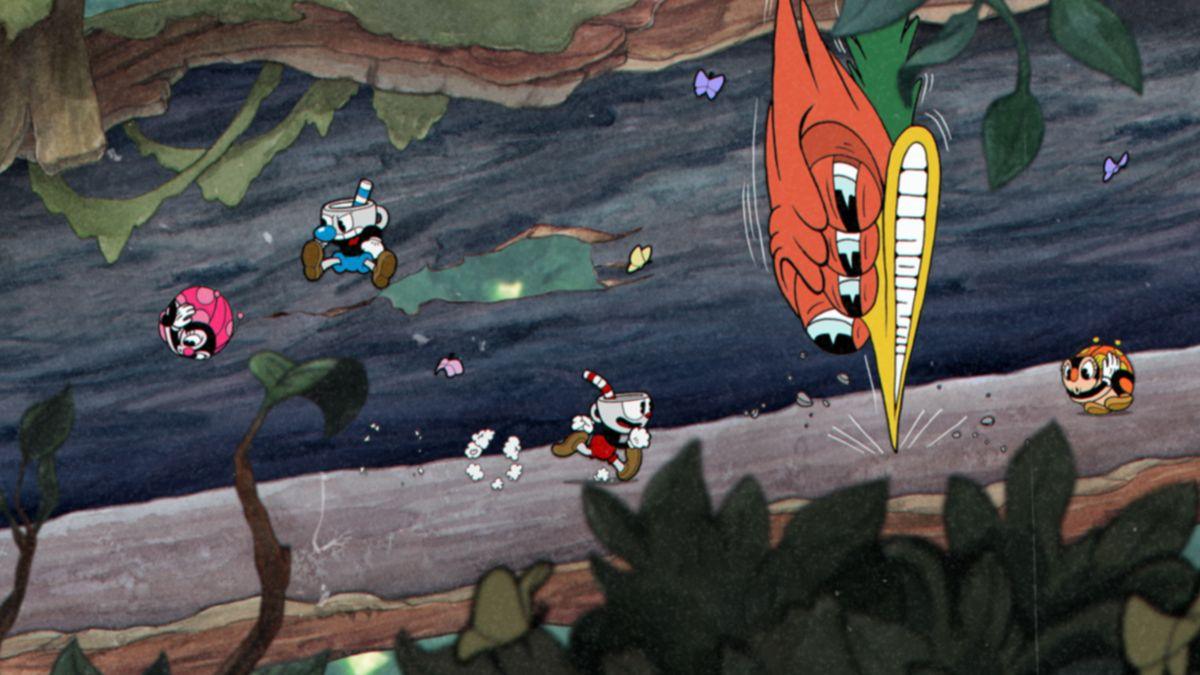 Cuphead playstation 4 game Action images