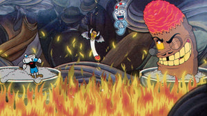 Cuphead playstation 4 game Action images