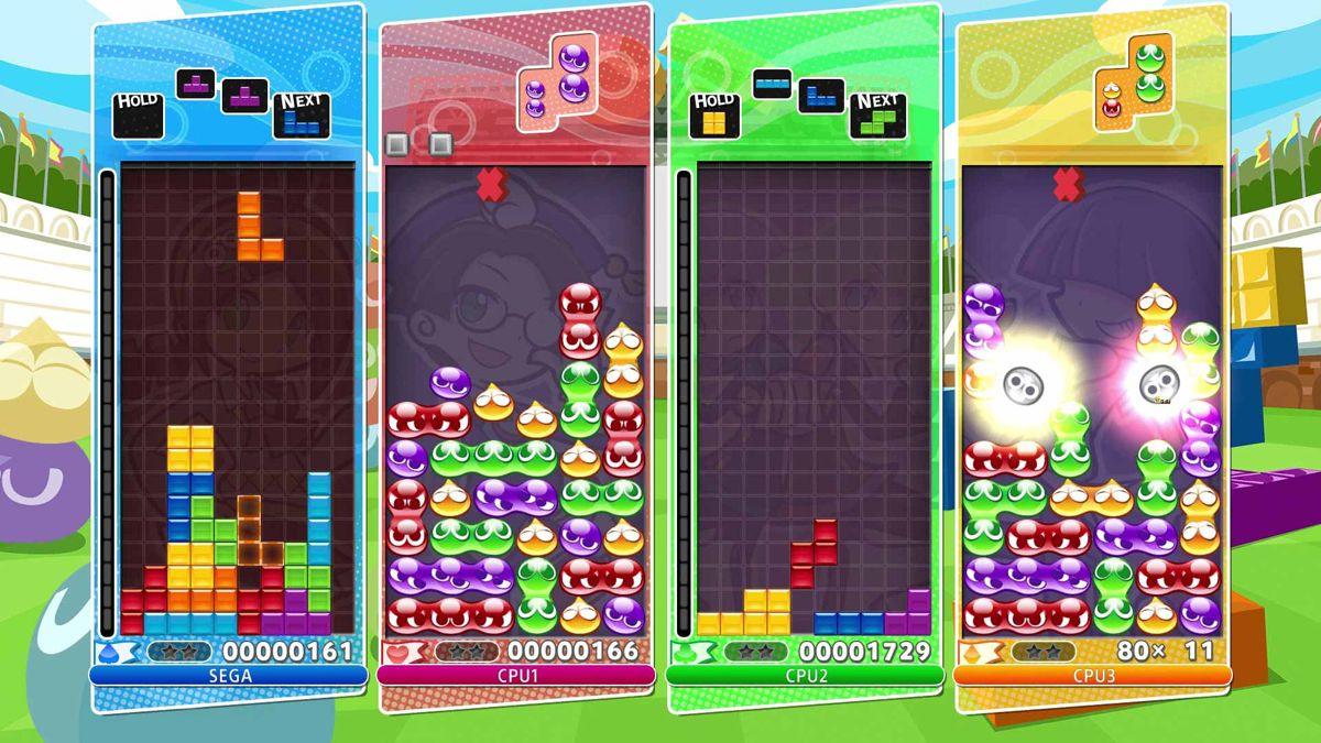 Puyo Puyo Tetris playstation 4 game Arcade, Casual, Puzzle images