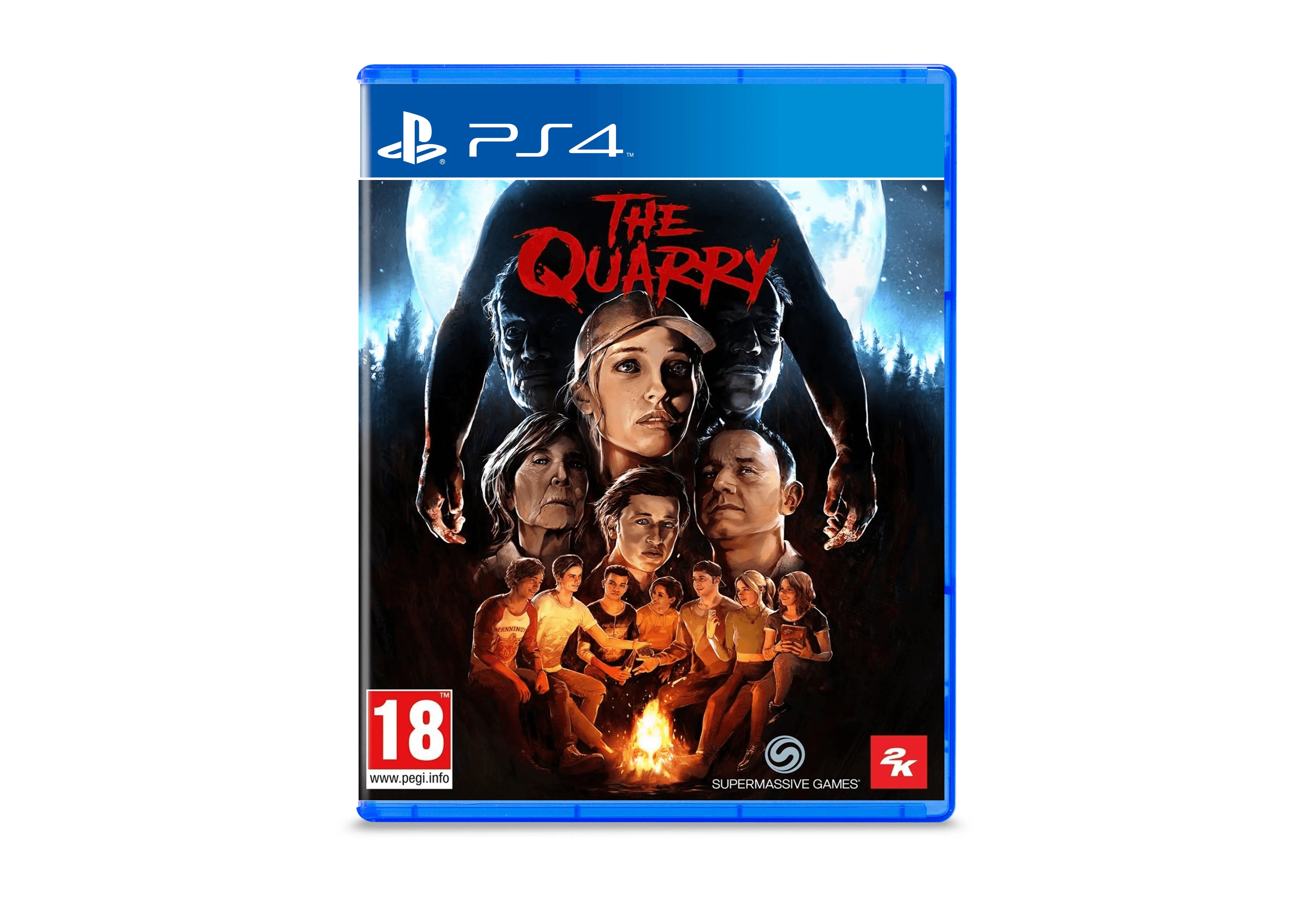 The Quarry playstation 4 game Horror cover