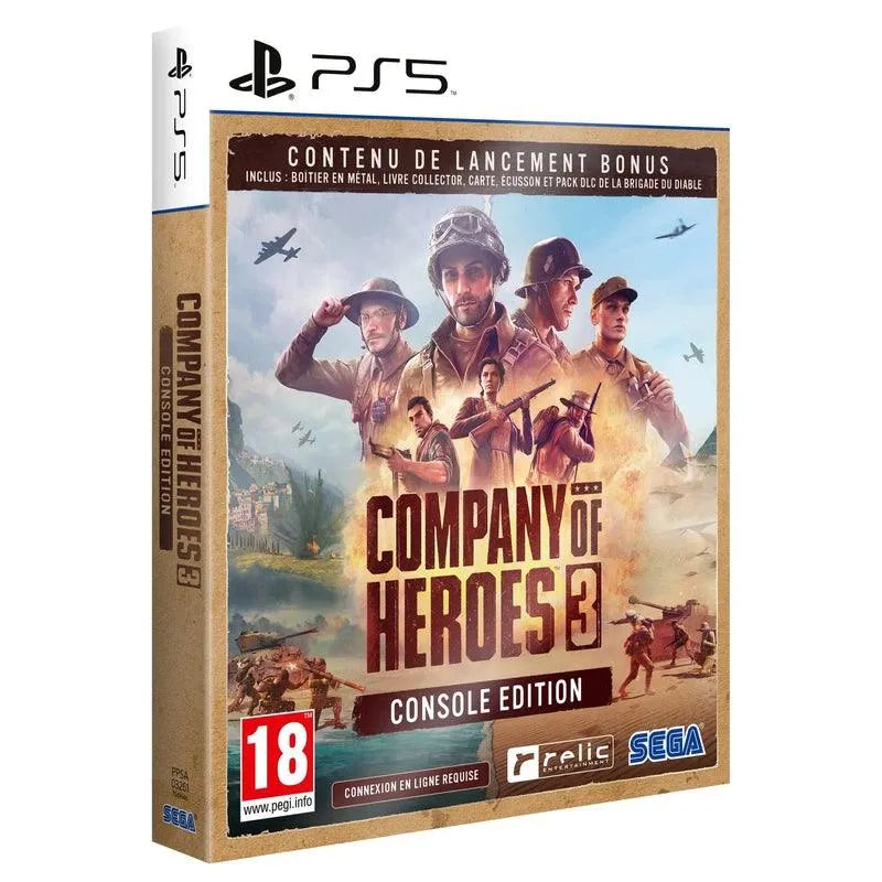 Company of Heroes 3-Launch Ed. MetalCase game playstation 5 Sport cover