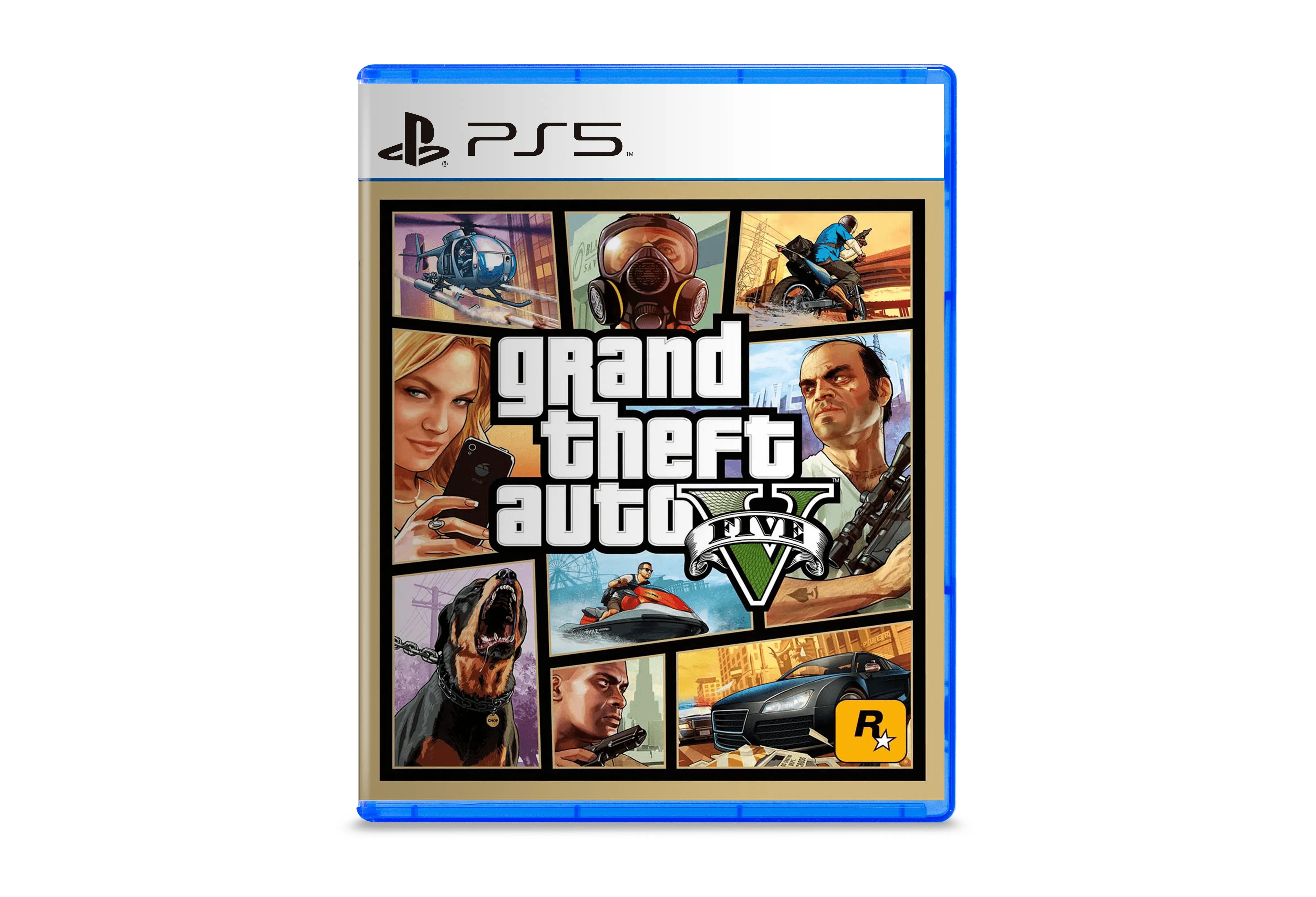 Grand Theft Auto V game playstation 5 Adventure cover