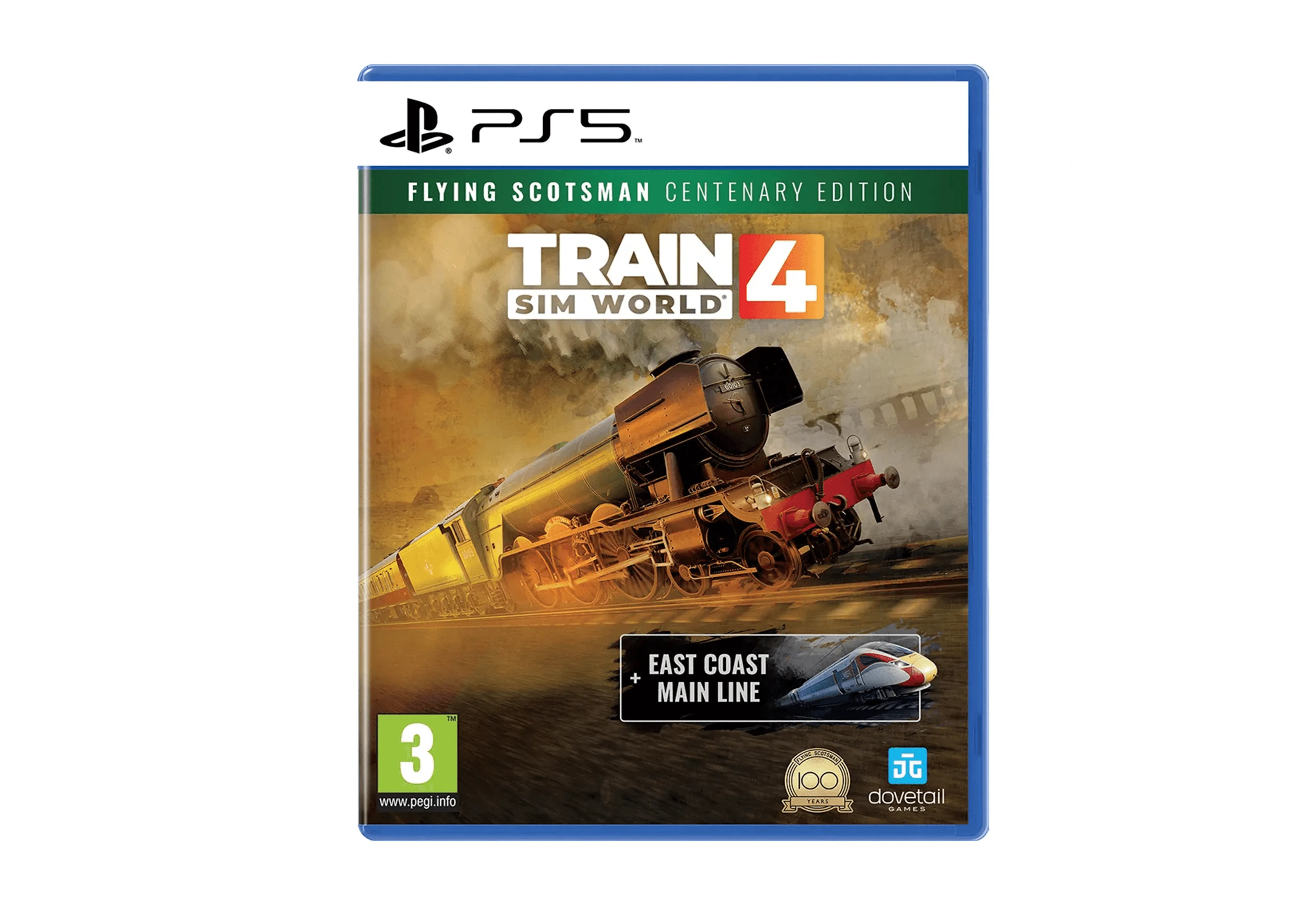 Train Sim World 4-Flying Scotsman Centenary Edition game playstation 5 Simulation cover